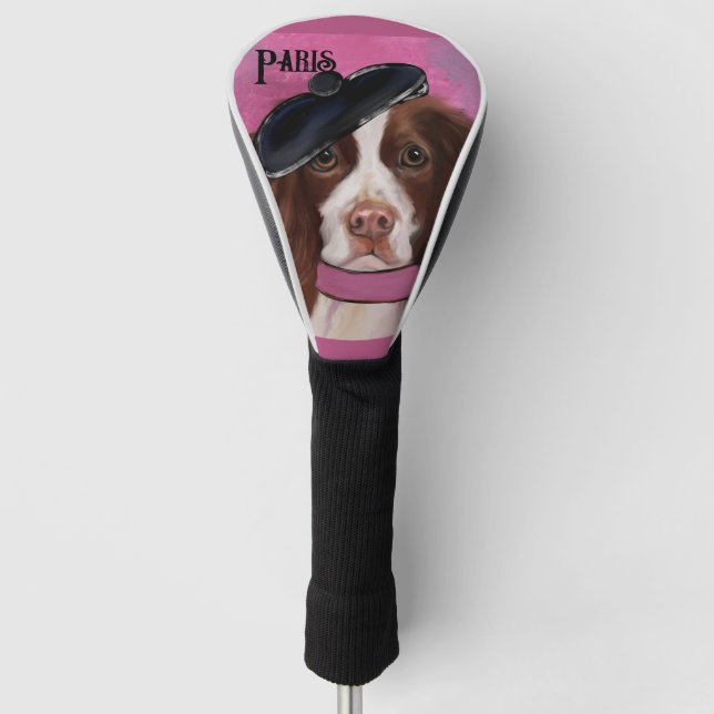 Couvre-club De Golf Anglais Springer Spaniel (Devant)