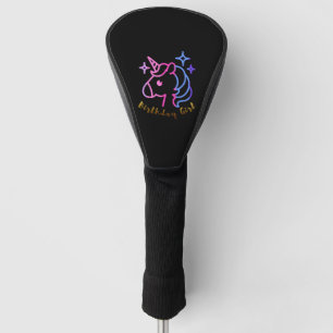Couvre-club De Golf Anniversaire fille licorn licorn unicorn unicorn c