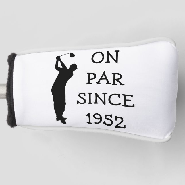 Couvre-club De Golf Anniversaire Golfer Funny 70e heureux papa Par (Devant)