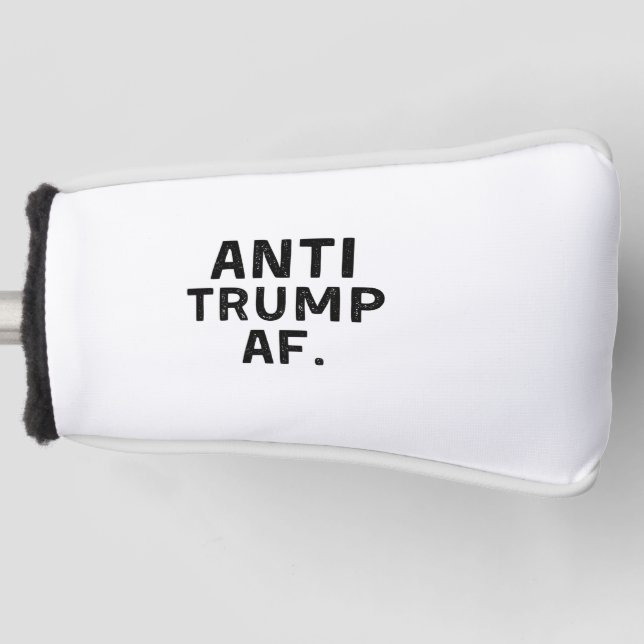 Couvre-club De Golf Anti Trump AF Démocratie américaine (Devant)