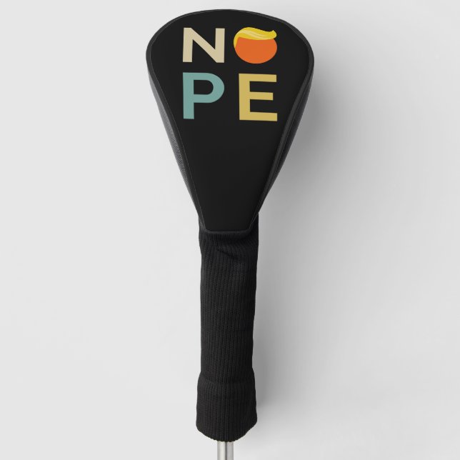 Couvre-club De Golf Anti-Trump - Nope Edition III (Devant)