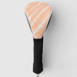 Couvre-club De Golf Aquarelle couleur Fuzz Peach Motif Abstrait