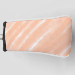 Couvre-club De Golf Aquarelle couleur Fuzz Peach Motif Abstrait