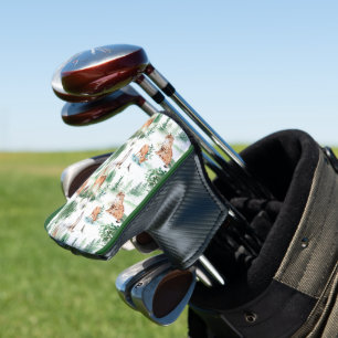Couvre-club De Golf Aquarelle Woodland Baby Motif animal