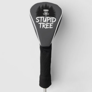 Couvre-club De Golf Arbre stupide Disc Golf Drôle Frisbee Golf Golfeur