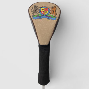 Couvre-club De Golf Armoiries de barbecue Rampant Bull et Boar