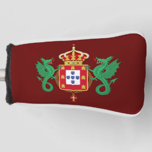 Couvre-club De Golf Armoiries du Royaume du Portugal 1640-1910