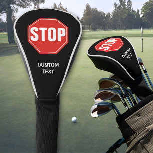 COUVRE-CLUB DE GOLF ARRÊTER LE SIGNE