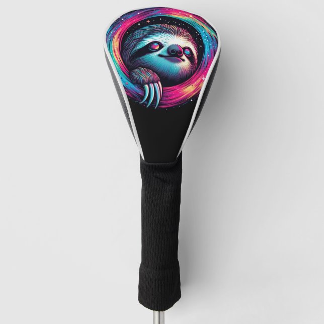 Couvre-club De Golf Art de Galaxie Cosmologique (Devant)