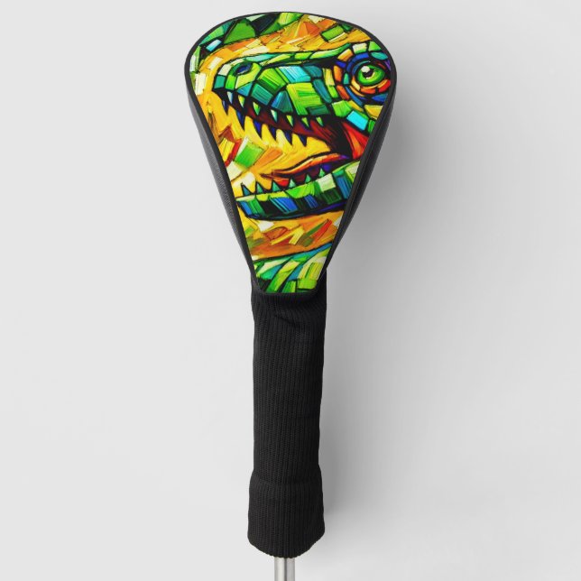 Couvre-club De Golf Art Dinosaur (Devant)