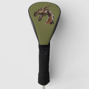 Couvre-club De Golf Art Dragon Abstrait moderne