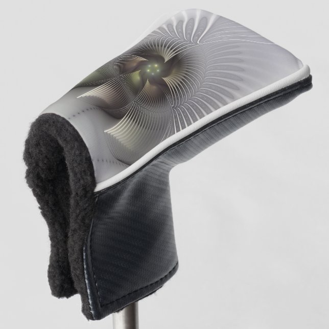 Couvre-club De Golf Art fractal Abstrait moderne en 3D (Devant 3/4)