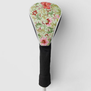 Couvre-club De Golf Art Nouveau Chinois Floral Vintage Chinoiserie
