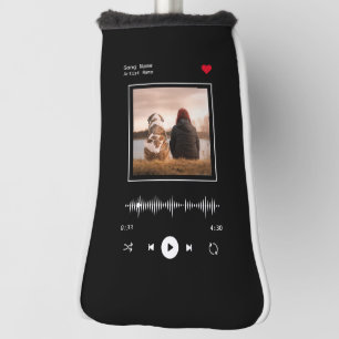 Couvre-club De Golf Artiste et chansons du Lecteur de musique Photo pe