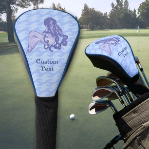 Couvre-club De Golf Assis Mermaid bleu