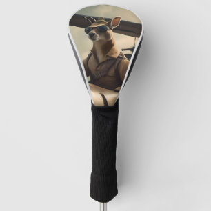 Couvre-club De Golf Aussie Kangaroo Avion Pilote,