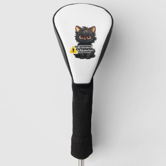 Couvre-club De Golf Autocollant de chat amusant T-shirt classique (1)