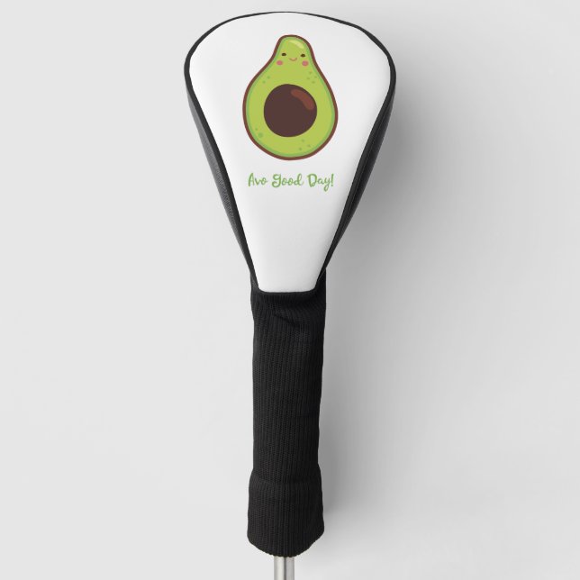 Couvre-club De Golf Avo Good Day Punny Avocado (Devant)