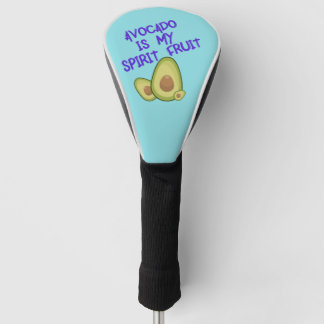 Couvre-club De Golf Avocado est My Spirit Fruit avec typographie