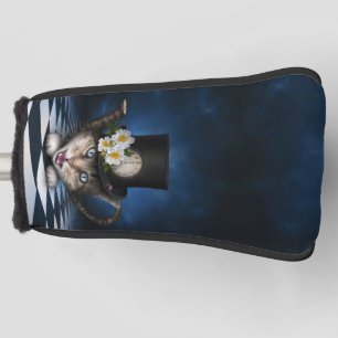 Couvre-club De Golf Awesome Mad Hatter Teapot Chat Conception Whimsica
