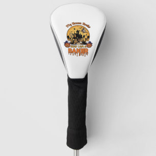 Couvre-club De Golf Balai Brisé Pâtissier Halloween Sorcière Chef Citr