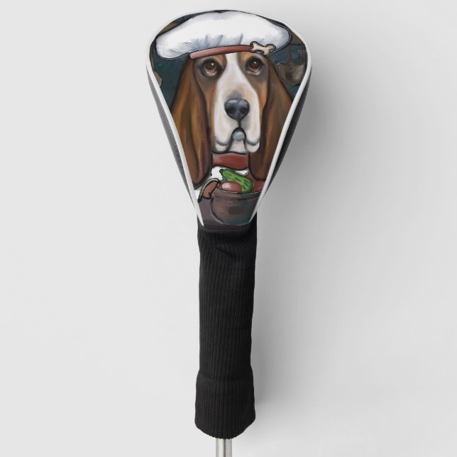 COUVRE-CLUB DE GOLF BASSET HOOK (Devant)