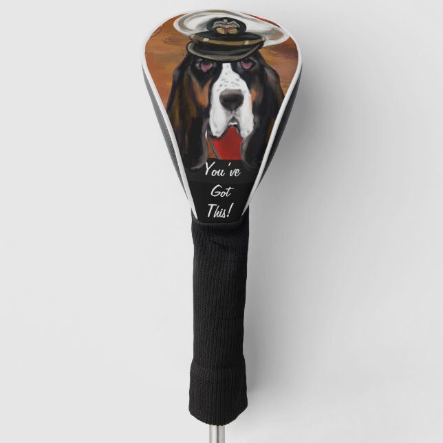 COUVRE-CLUB DE GOLF BASSET HOOK (Devant)