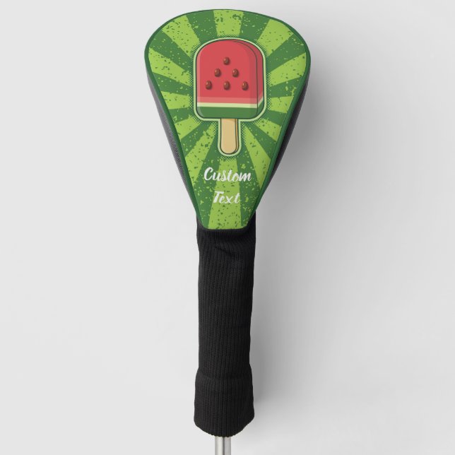 Couvre-club De Golf Bâton de crème glacée de pastèque (Devant)
