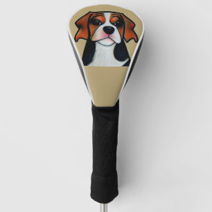 Couvre-club De Golf Beagle - Couverture de la tête de golf du dessin