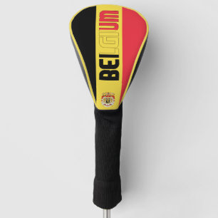 Couvre-club De Golf Belgique Drapeau magnifique patriotique