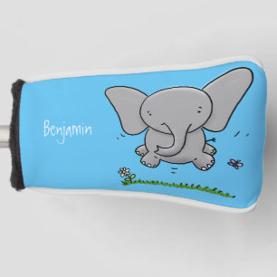 Couvre-club De Golf Belle adorable dessin d'éléphant bébé