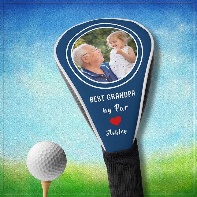 Couvre-club De Golf BEST GRANDPA PAR PAR Photo personnalisée (Créateur téléchargé)