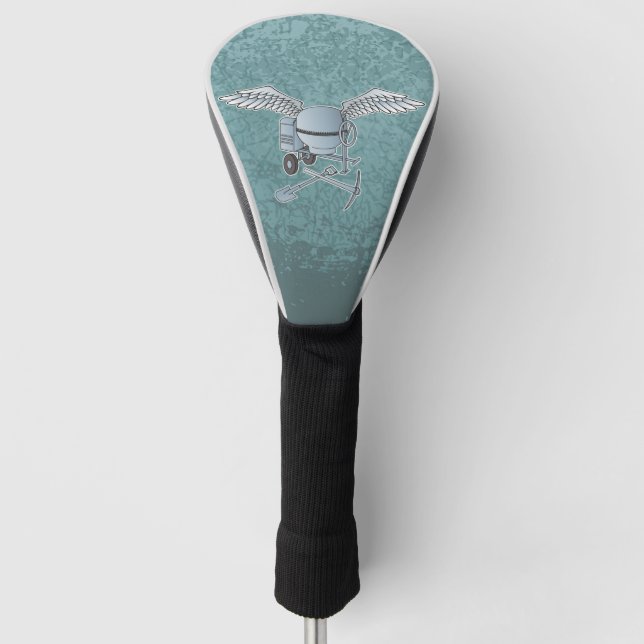 Couvre-club De Golf Béton bleu-gris (Devant)