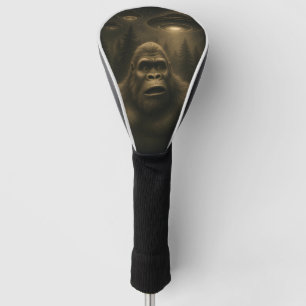 Couvre-club De Golf Bigfoot Sasquatch Alien UFO Funny