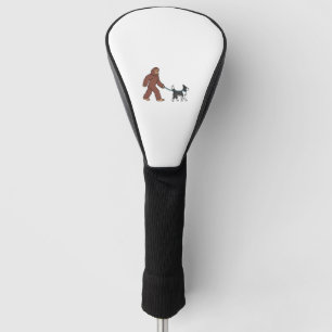 Couvre-club De Golf Bigfoot Sasquatch Marcher Frontière Collie