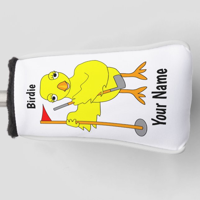 Couvre-club De Golf Birdie Golfer Chick (Devant)