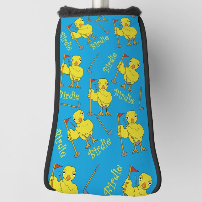 Couvre-club De Golf Birdie Golfer Chick (Tourné à 90°)