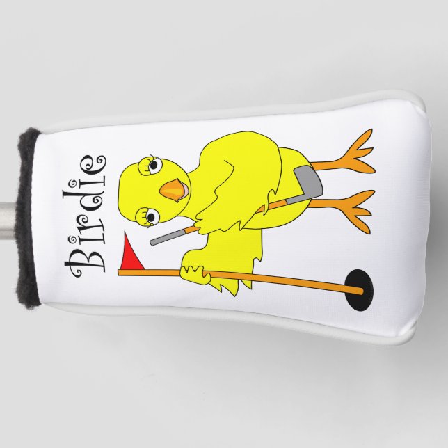 Couvre-club De Golf Birdie Golfer Chick (Devant)