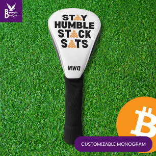 Couvre-club De Golf Bitcoin RESTER HUMBLE PILE SATS Crypto