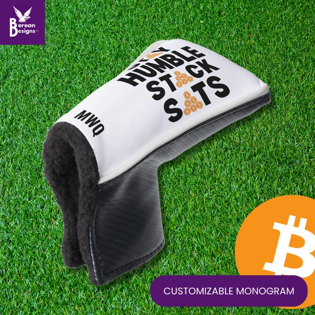 Couvre-club De Golf Bitcoin RESTER HUMBLE PILE SATS Crypto (Créateur téléchargé)
