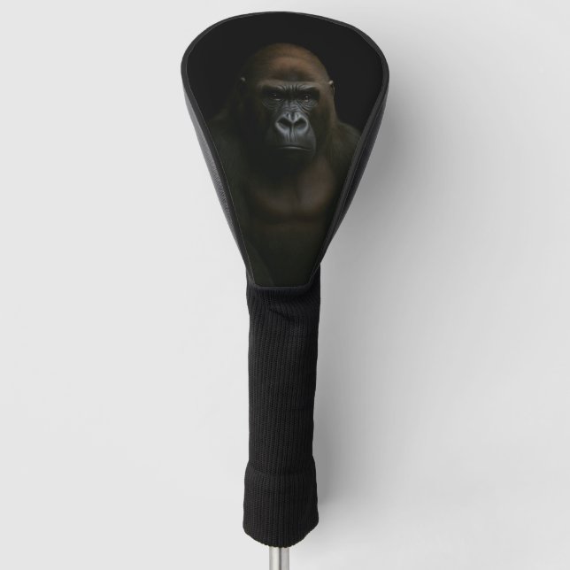 Couvre-club De Golf Black 4 Luxe Golf Driver Cover, Gorilla (Devant)