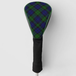 Couvre-club De Golf Black Watch Tartan bleu vert Plaid