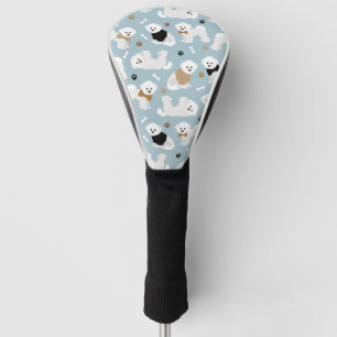 Couvre-club De Golf Bones et pattes Bichon Frise