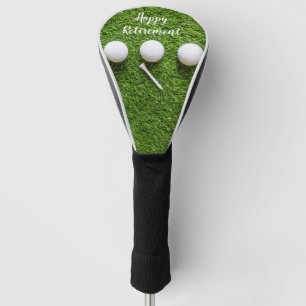 Couvre-club De Golf Bonne retraite au golfeur avec un ballon de golf e