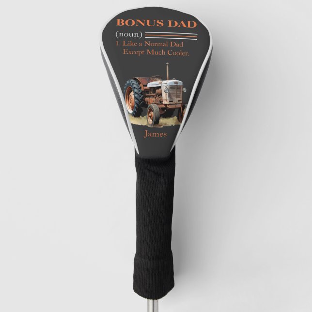 Couvre-club De Golf Bonus Papa Comme Papa Mais Beaucoup Glacière Tract (Devant)