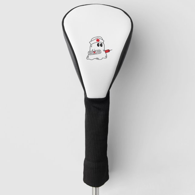 Couvre-club De Golf Boo Boo Crew Nurse Halloween Ghost Funny Surdimens (Devant)