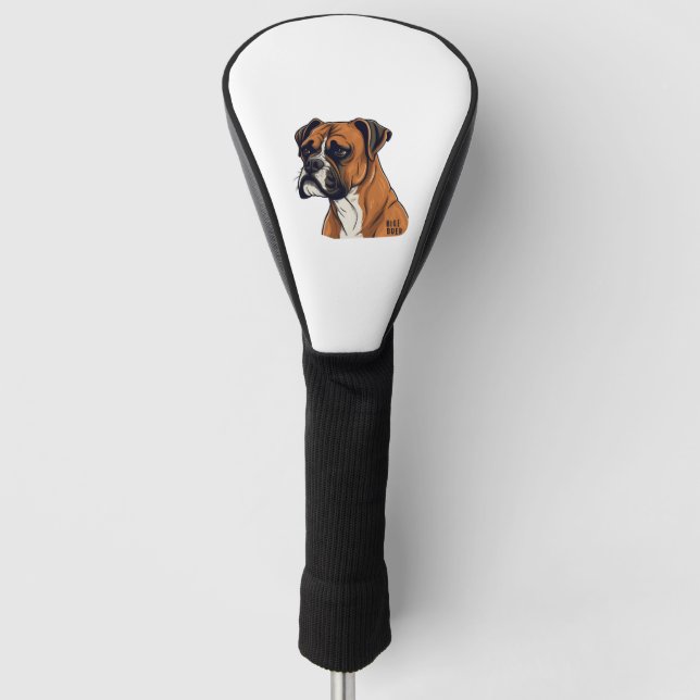Couvre-club De Golf Boxer Bark Designs Punchy Graphic designs (Devant)