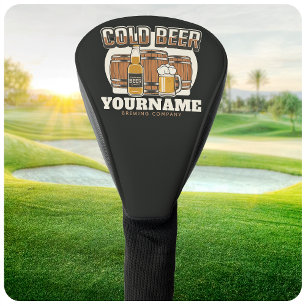 Couvre-club De Golf Brasserie en chêne froid personnalisée Brasserie e