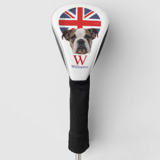 Couvre-club De Golf BRITISH BULLDOG Monogram Golf Head Couverture