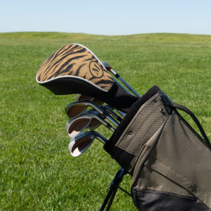 Couvre-club De Golf Brown zèbre rayures de fourrure motif